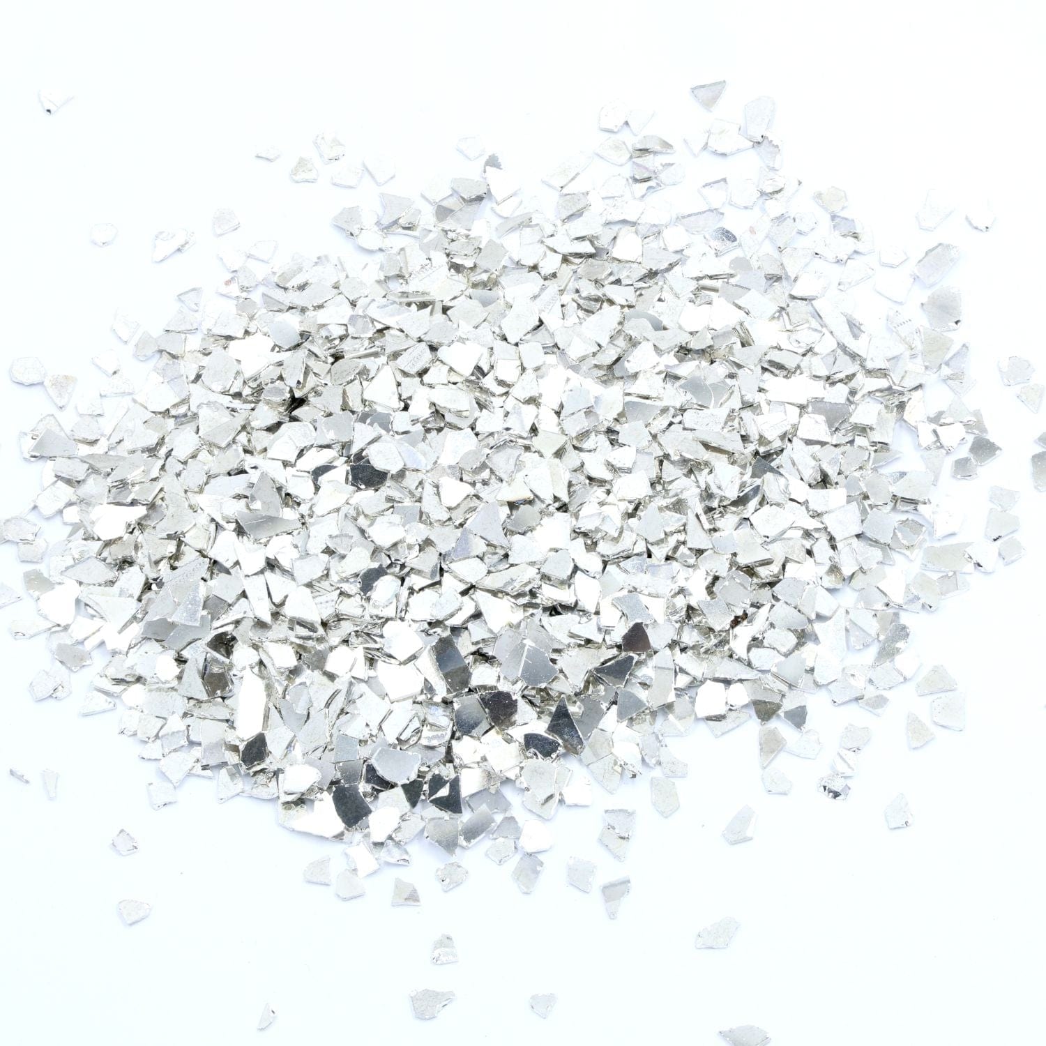 My Store Silver Big Metallic Glass Chips