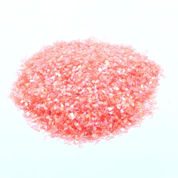 My Store Peach Small Rainbow Glass Chips (500gms)