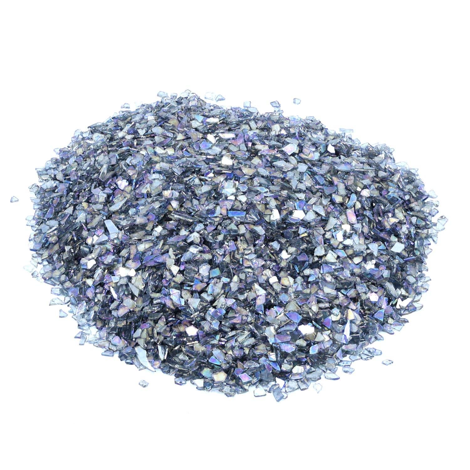 My Store Black Small Rainbow Glass Chips (500gms)