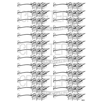 Crafteria Insert Sheet (Transparent Sheet) IS031