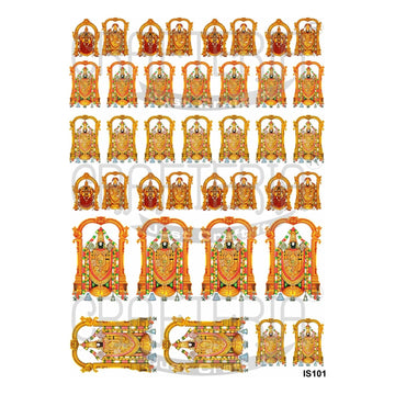Crafteria Tirupati Balaji Insert Sheet (Transparent Sheet) IS101