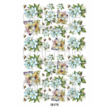 Crafteria Floral Designs Insert Sheet (Transparent Sheet) IS175