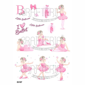 Crafteria Ballet Designs Insert Sheet (Transparent Sheet) IS197