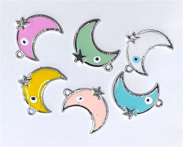 My Store JEWELLERY CHARMS HALF MOON SILVER JEWELLERY CHARMS