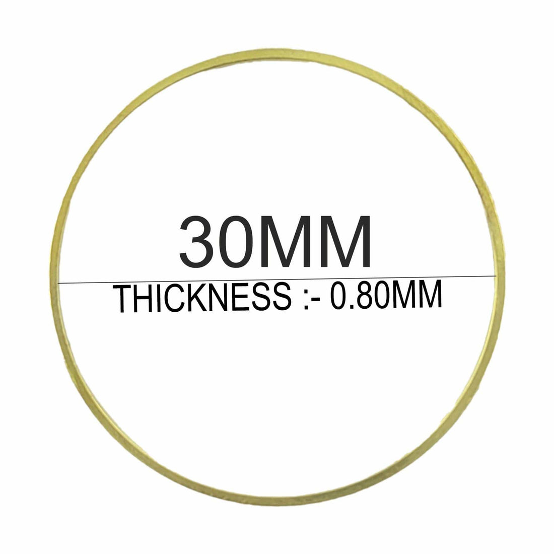 My Store JEWELLERY FRAME Round Bezel Frame (30Mm)