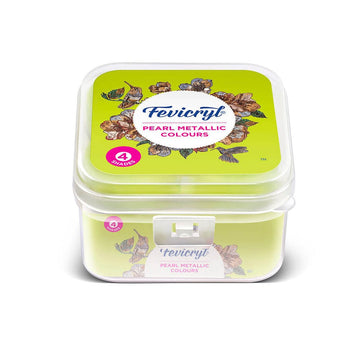 Crafteria Fevicryl Colour Pearl Metallic Kit