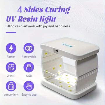 Crafteria 4 Way Light LED UV Resin Curing Lamp