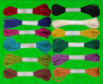 Crafteria Jute Multi Colour