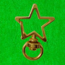 Crafteria STAR / GOLD DESIGNER LOBSTER KEYCHAIN