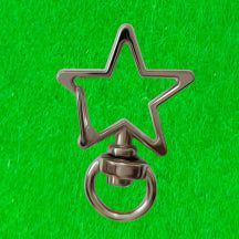 Crafteria STAR / SILVER DESIGNER LOBSTER KEYCHAIN