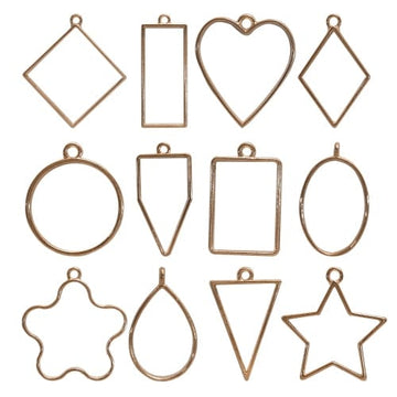 my store RESIN ACC BAZELS SET OF 12 PCS ROSE GOLD