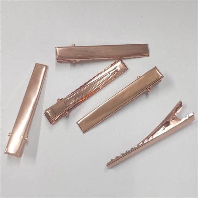 Crafteria 45MM / ROSE GOLD METAL HAIR CLIP