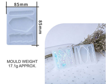 My Store Silicon Mould SM0010 3 IN 1 HAIR PIN MOULD