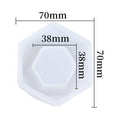 Crafteria Silicon Mould 6-CORNER FLOWER POT & TEA LIGHT CANDLE HOLDER MOULD