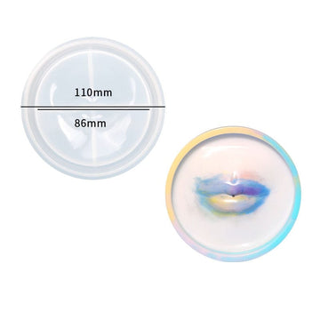 My Store Silicon Mould Lips Incense Stick Stand & Plate Mould