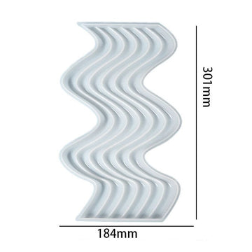 My Store Silicon Mould Wavy Platter And Tile Mould