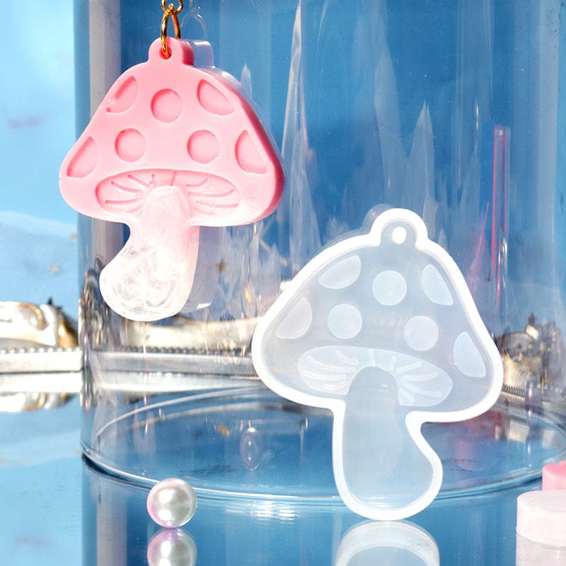 My Store Silicon Mould Mushroom Shaped Keychain & Jewellery Mould