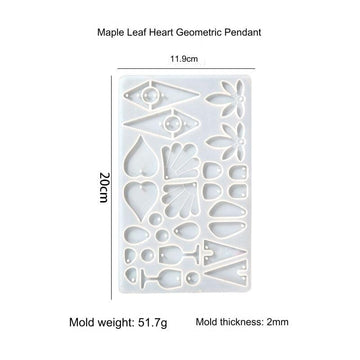 My Store Silicon Mould 30 Cavity Jewellery & Keychain Mould