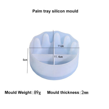My Store Silicon Mould Palm Tray & Ring Holder Mould