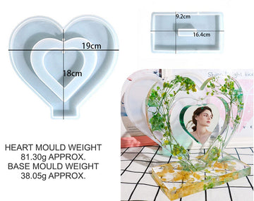 My Store Silicon Mould SMALL LOVE HANGING PHOTO FRAME MOULD
