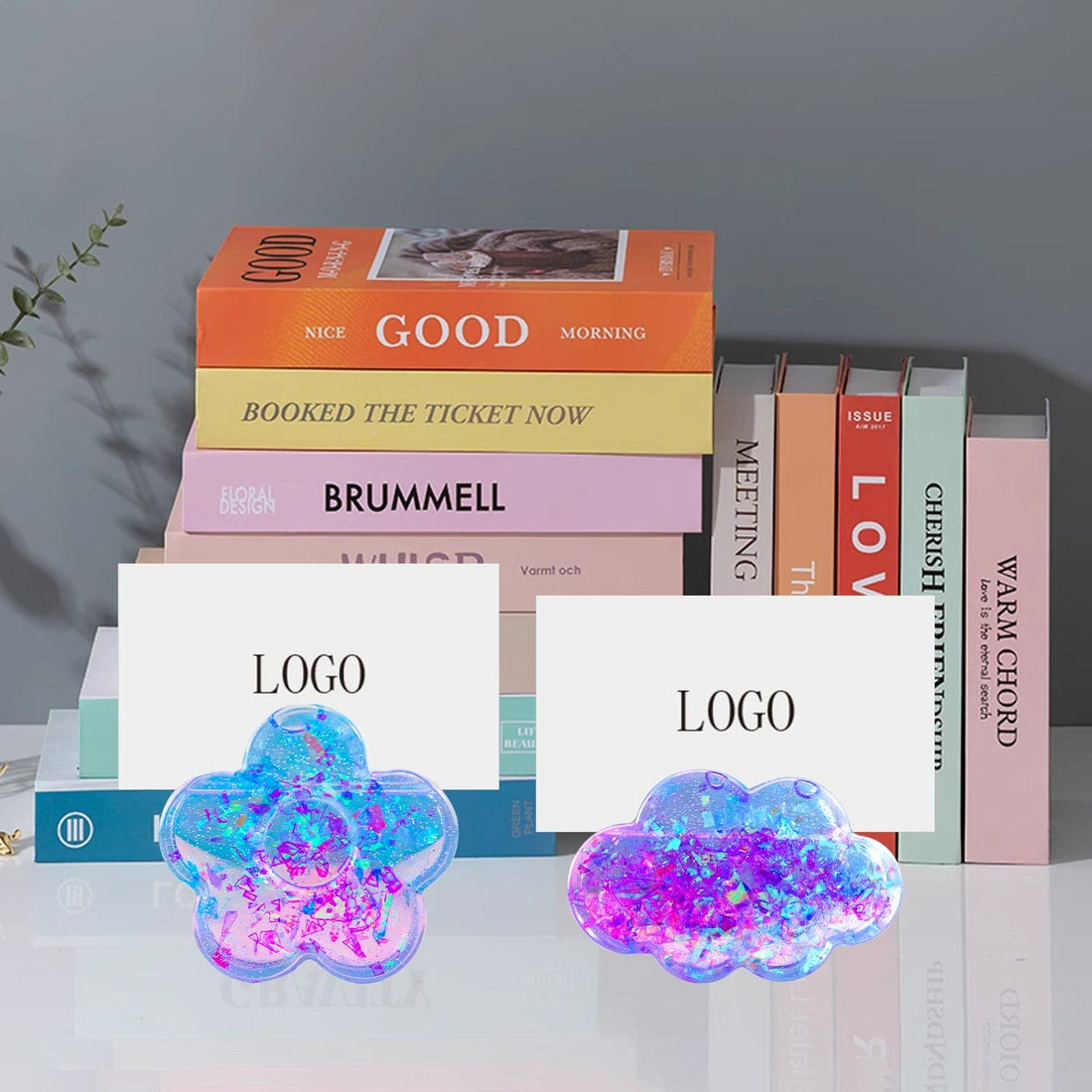 My Store Silicon Mould Flower Shaped Note , Card & Paper Weight Mould