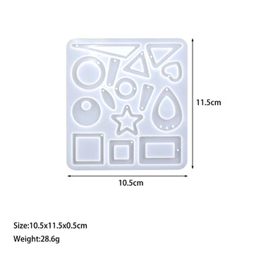 My Store Silicon Mould 15 Cavity Jewellery & Earing Mould