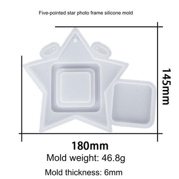 My Store Silicon Mould Star Photo Frame Mould