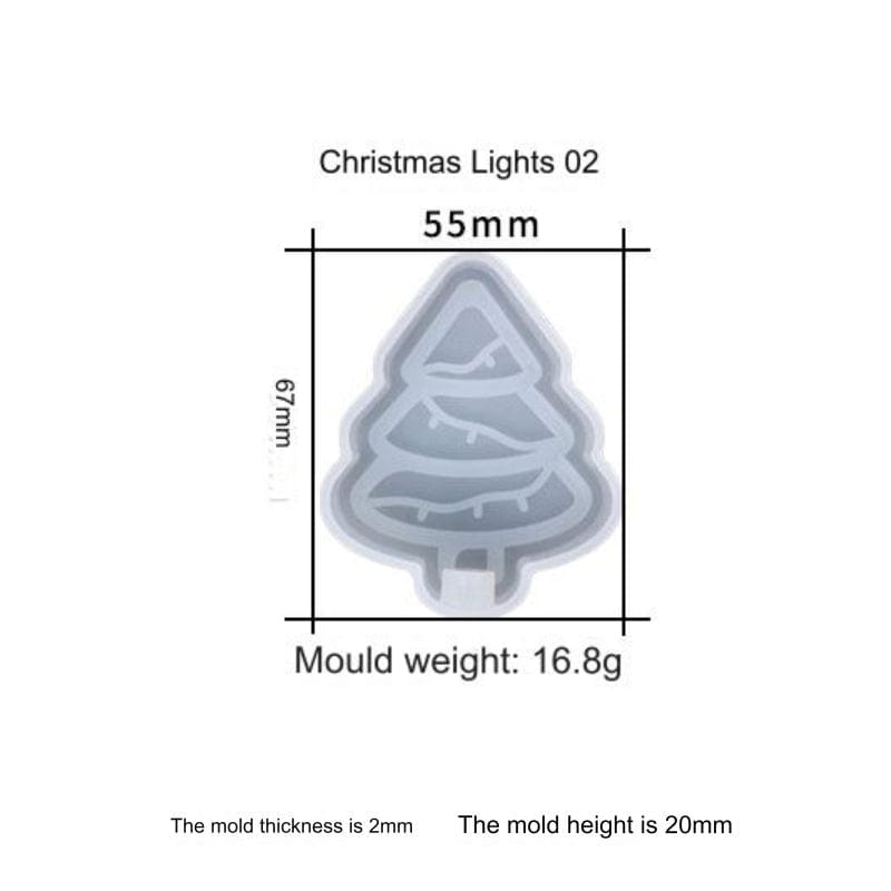 My Store Silicon Mould Christmas Tree For Hanging Light & Decoration Mould
