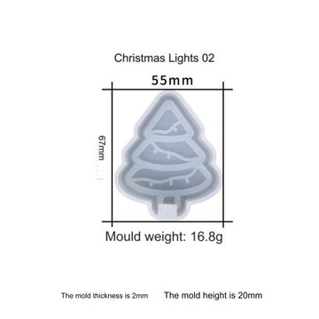 My Store Silicon Mould Christmas Tree For Hanging Light & Decoration Mould