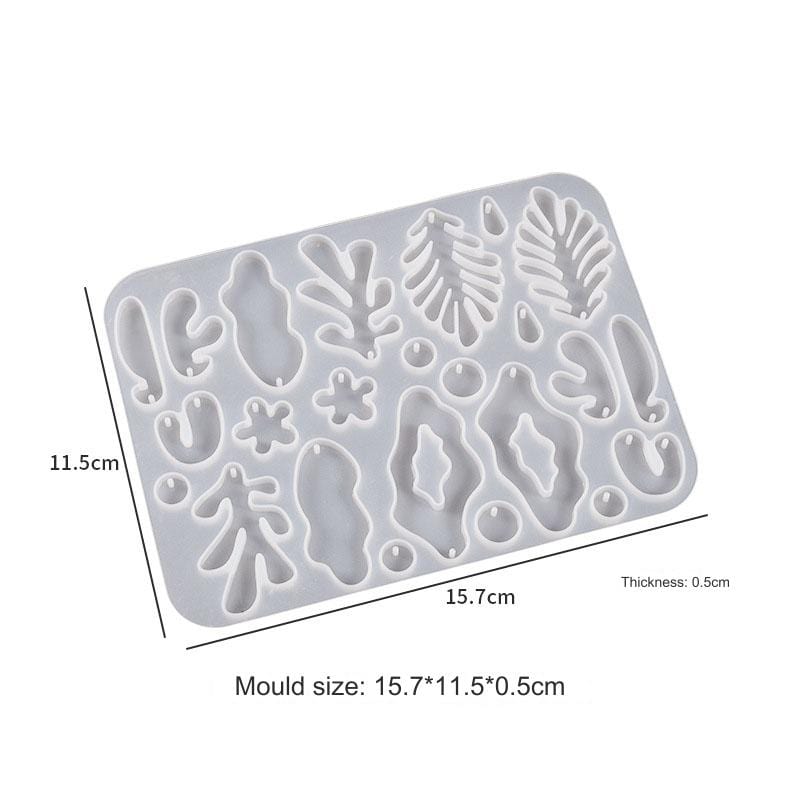 My Store Silicon Mould 24 Cavity Keychain And Jewellery Mould