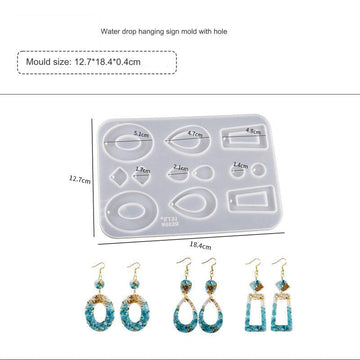 My Store Silicon Mould 12 Cavity Keychain and Jewellery Mould