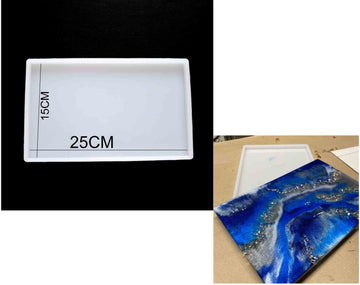 My Store Silicon Mould 15 X 25 RECTANGLE TRAY MOULD