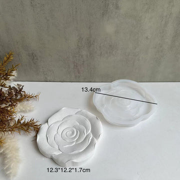 My Store Silicon Mould Rose Flower Coaster Mould.