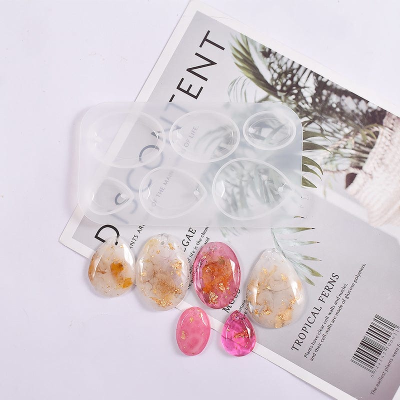 My Store Silicon Mould 6 Cavity Gem Stone Mould