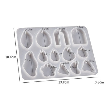 My Store Silicon Mould 13 Cavity Jewellery & Keychain Mould