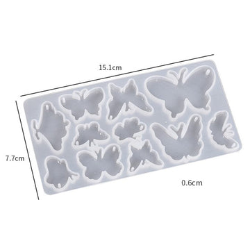 My Store Silicon Mould 11 Cavity Keychain & Pendant Mould