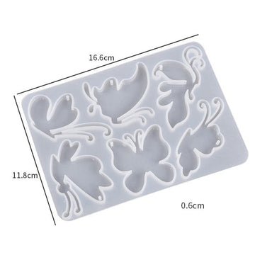 My Store Silicon Mould 6 Cavity Keychain & Pendant Mould