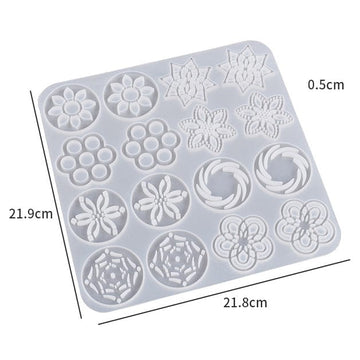 My Store Silicon Mould 16 Cavity Keychain & Pendant Mould