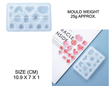 My Store Silicon Mould 14 IN 1 JEWELLERY STONE MOULD