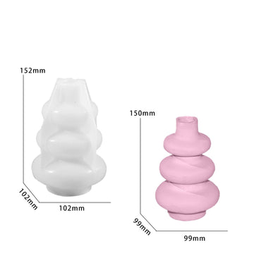 My Store Silicon Mould Insulator Shape Flower Vase Mould