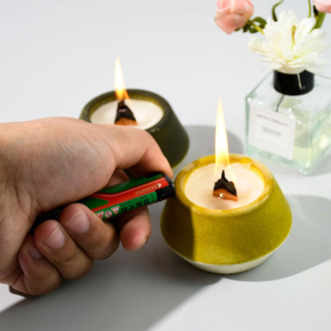 My Store Silicon Mould Round Candle Jar Mould