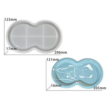 My Store Silicon Mould Short Tray Storage Circular Mould