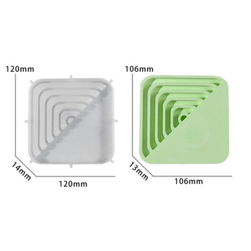 My Store Silicon Mould Square Designer Coaster Mould