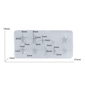 My Store Silicon Mould Star Moon Stone Mould