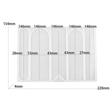 My Store Silicon Mould Big Size Bookmark Mould