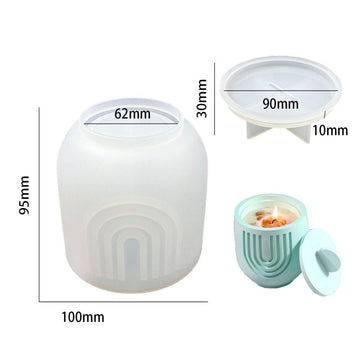 My Store Silicon Mould Stripe Storage Box Mould
