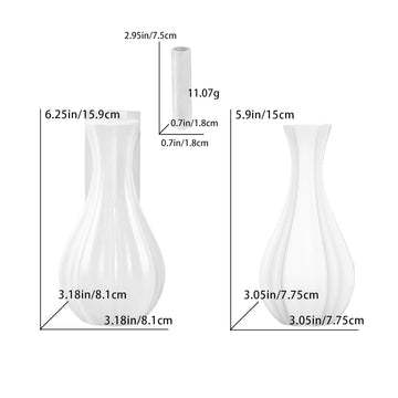 My Store Silicon Mould Narrow Neck Vase Mould