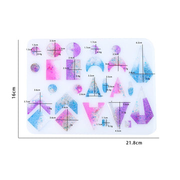 My Store Silicon Mould Irregular-Shaped Earrings and Pendants Mould