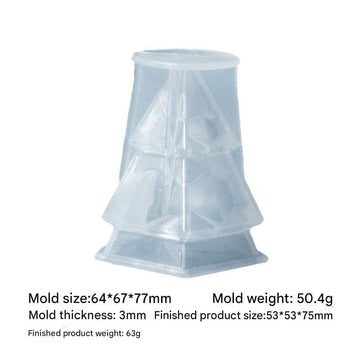 My Store Silicon Mould Pentagon Christmas Tree Mould