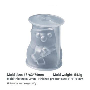 My Store Silicon Mould Christmas Snowman Mould